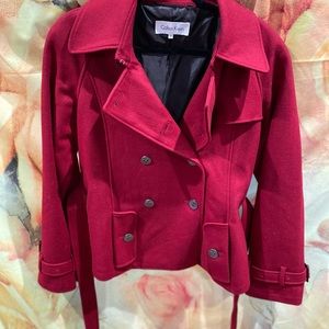 Calvin Klein red jacket